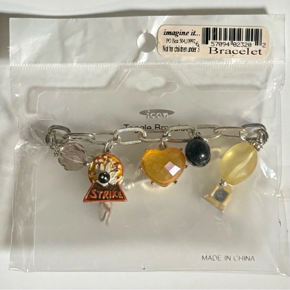 🎳 Icon Bowling Theme Charm Bracelet